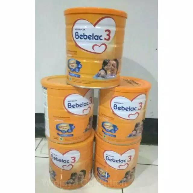 Kaleng susu Bebelac bekas