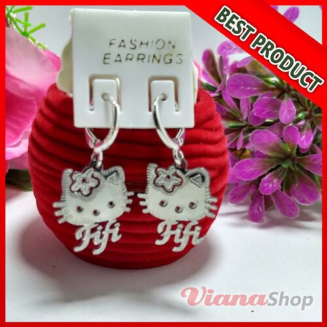 Anting Nama Gold + Grafir Uk.Standar