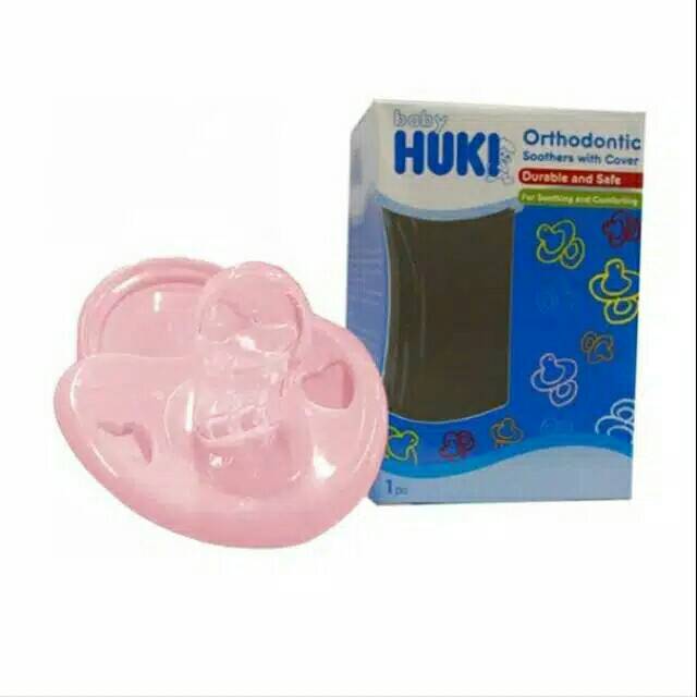 Empeng Huki Dot Gepeng/Dot Orthodontic/Orthodontic Soothers With Cover