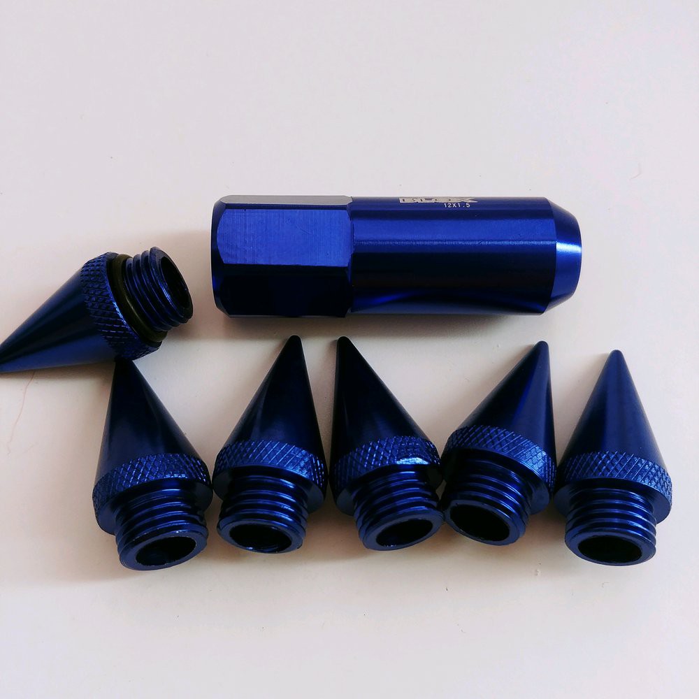 lug nut 1.5 mm baut racing balap mobil biru model peluru 1.5 mm