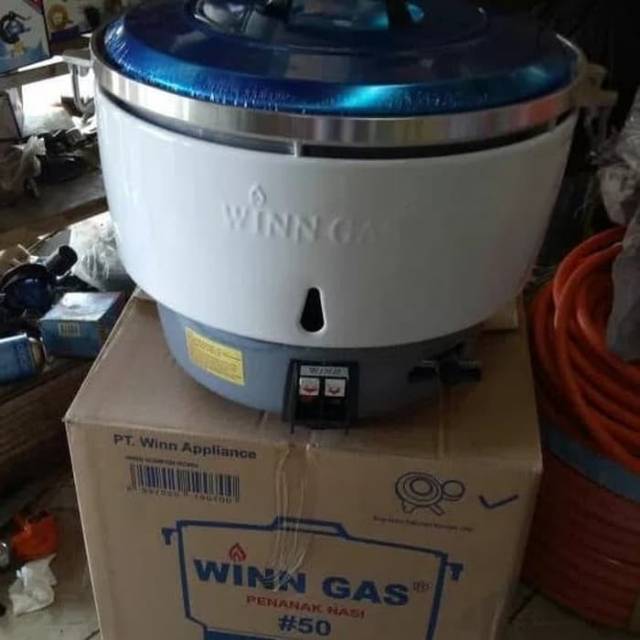 WINN GAS Rice Cooker Gas Cooker RC 50A. 10 liter. Magic com gas