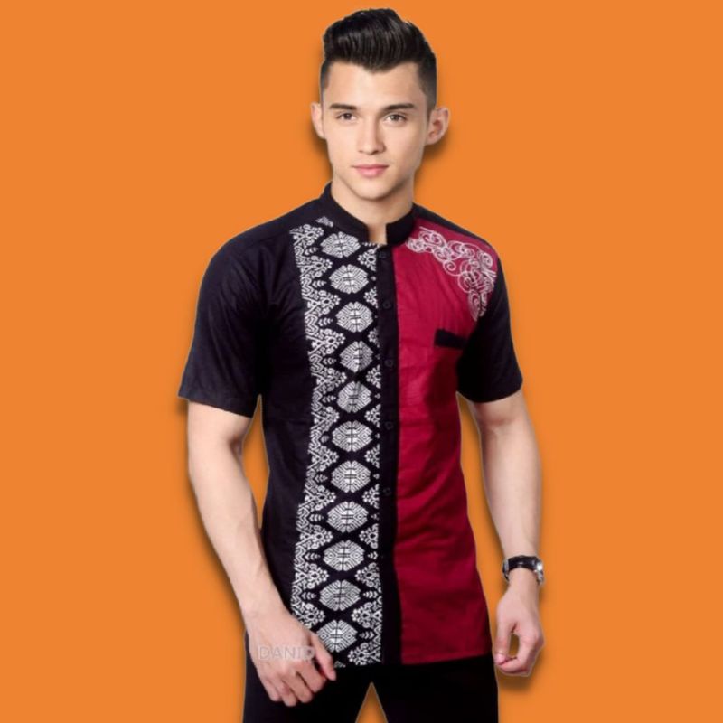 TERBARU BAJU KOKO PRIA LENGAN PENDEK TERMURAH TERLARIS KOKO BATIK