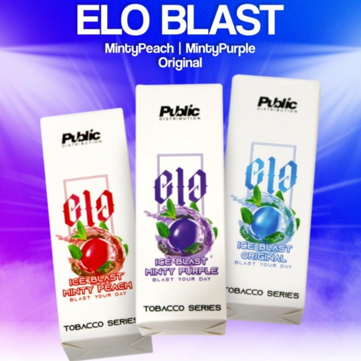 ELO TOBACCO ELO ICE BLAST SERIES SALT NIC LIQUID 30ML 30MG