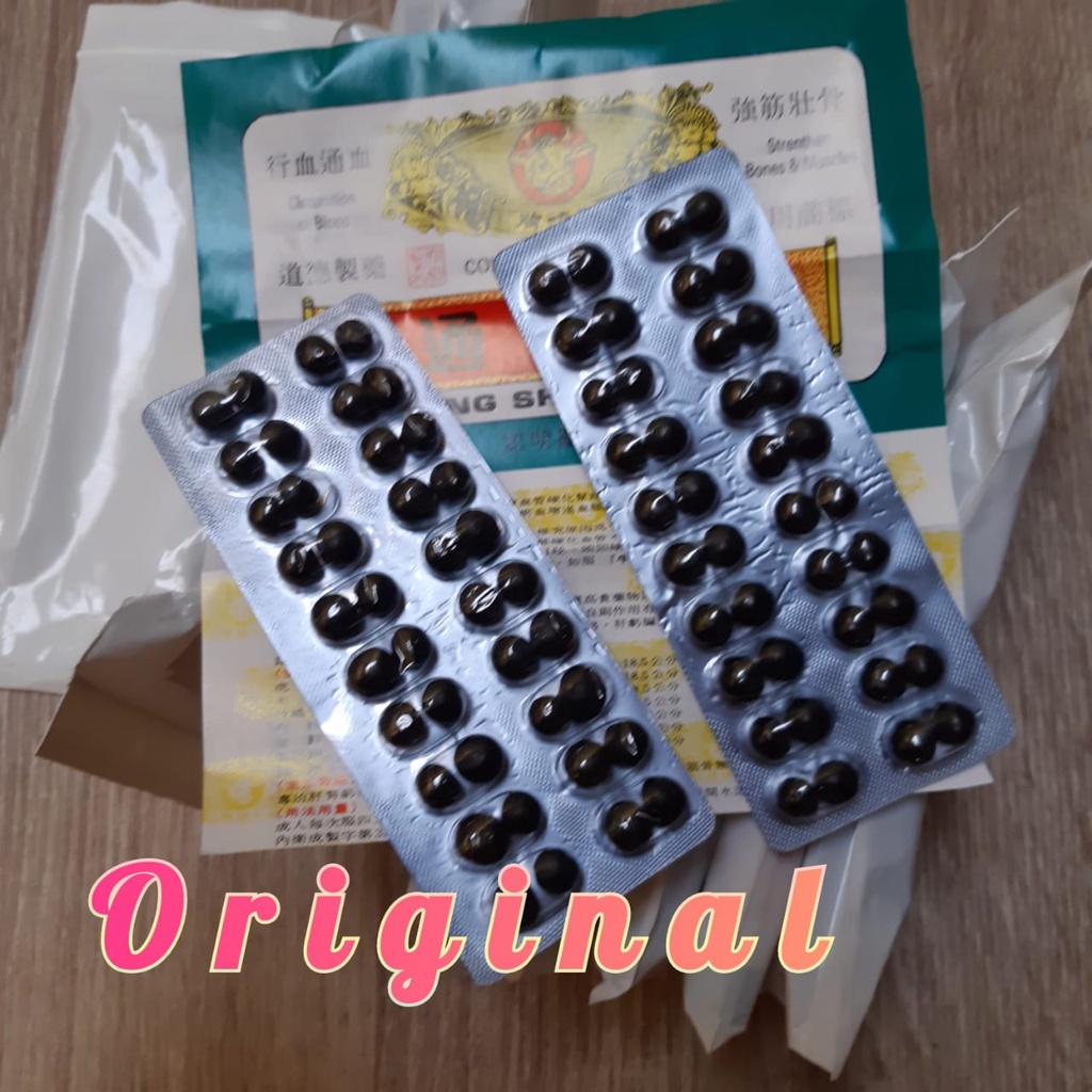 JJ - TUNG SHUEH PIL CAP KEPALA SAPI  OBAT REMATIK, NYERI OTOT, NYERI LINU