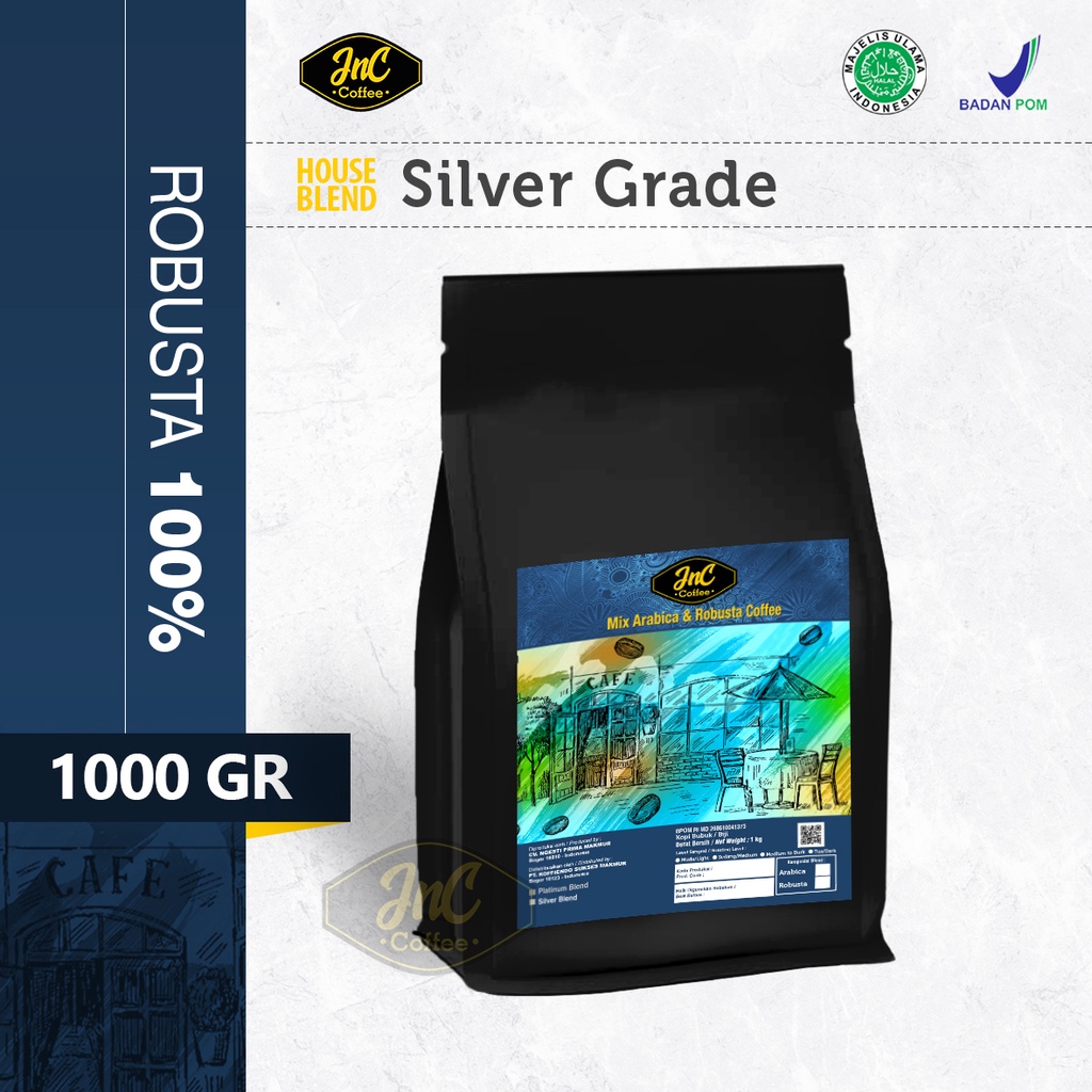 

Jnc Sier House Blend 1 Kg 100% Robusta