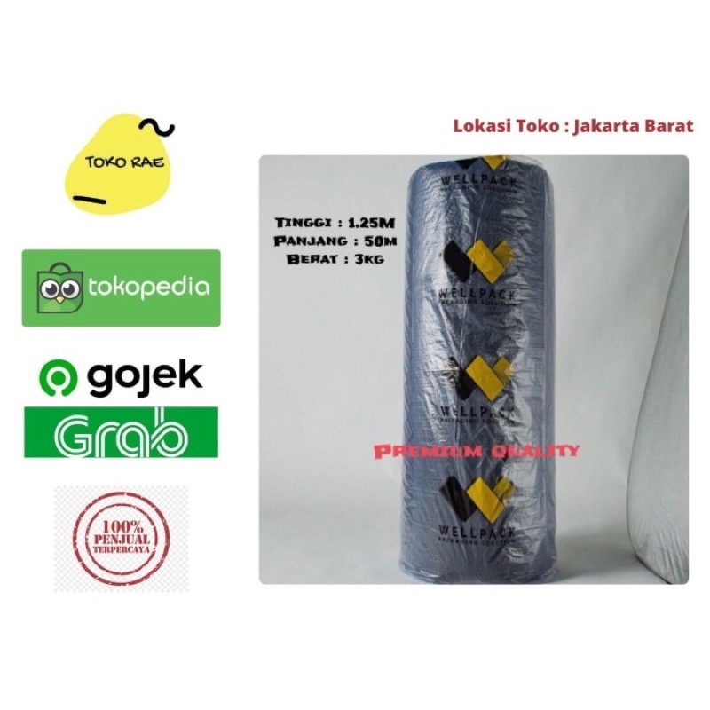 

Bubble Wrap Plastik bubble ukuran 50 meter