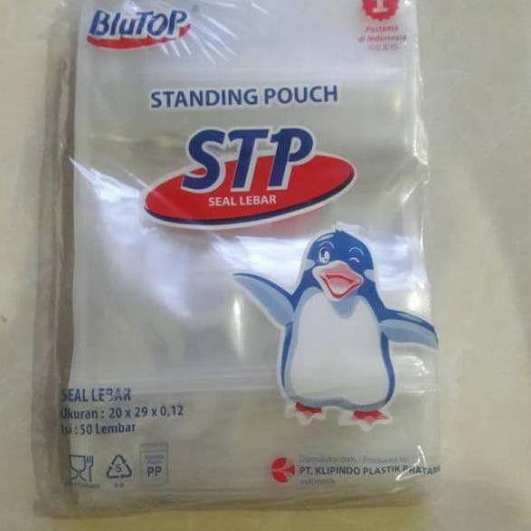 

【JOB】 PLASTIK STANDING UP POUCH 20 X 29 CM - KLIP KEMASAN BENING TEBAL ISI 50 LEMBAR