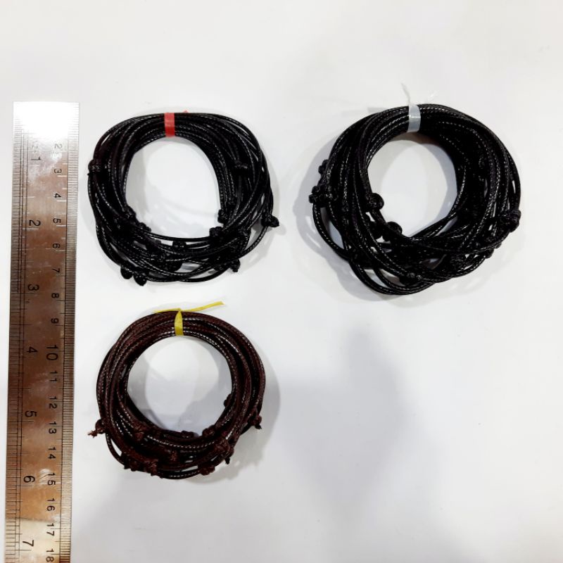 Gelang Tali Korea Osrot 12buah Kulakan Grosir