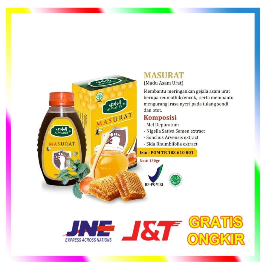 

MASURAT - Madu Ramuan Asam Urat Alwadey