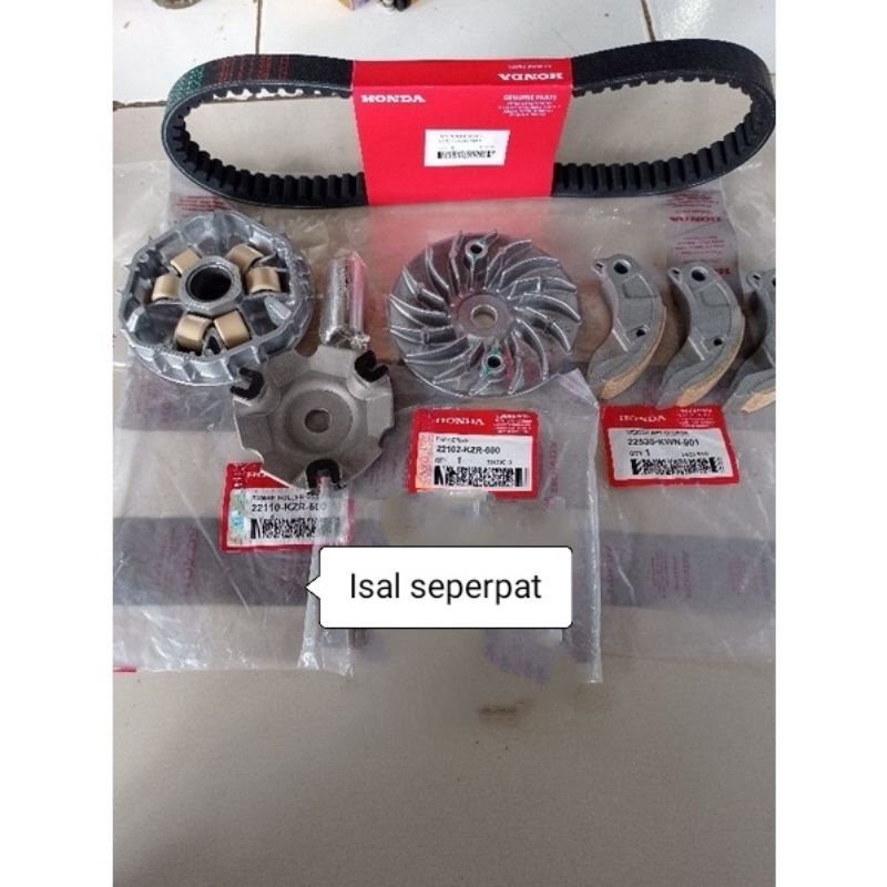 PAKET KAMPAS GANDA CVT HONDA VARIO FI 125 OLD/VARIO 125 LED/KODE KZR/KWN.