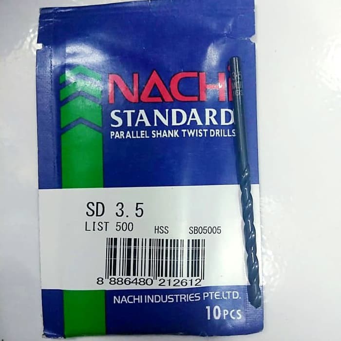 Mata Bor Nachi 3.5 mm HSS 3.5m