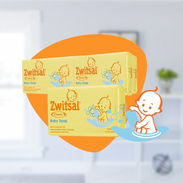 ★ BB ★ Zwitsal Baby Sabun Batang Classic - Soap Bar Rich Honey - 70gr