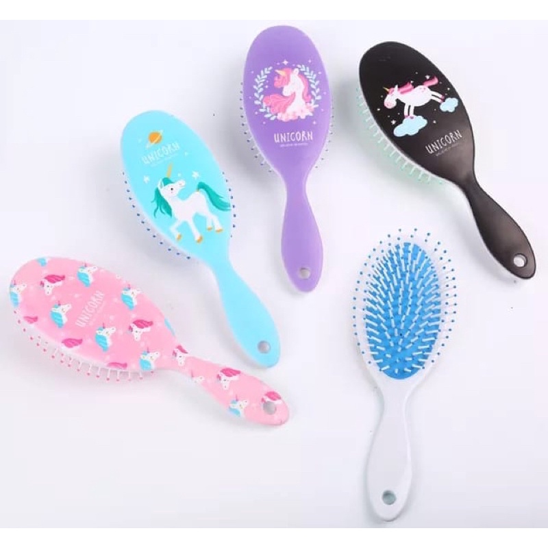 Sisir Anak Karakter Anti Kusut Bentuk Oval Premium / Sisir Kesehatan / Hair Detangler brush / Sisir Anti Rontok