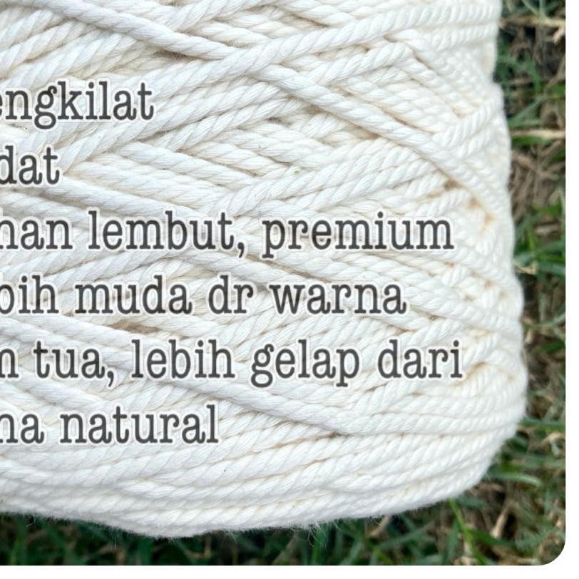 Tali macrame benang makrame katun