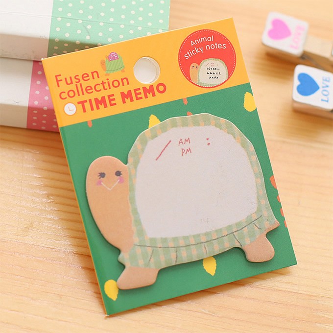 Memo Sticky Note Animal Memo Note-Kura kura