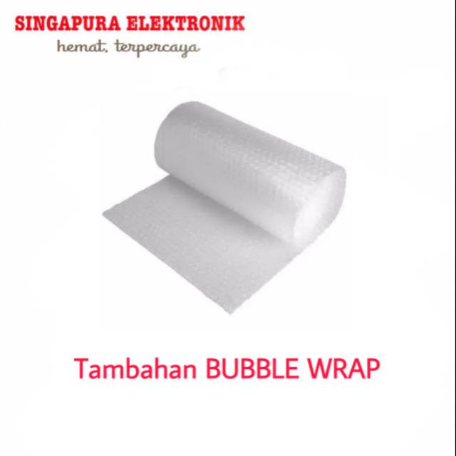 

Extra Bubble Wrap agar lebih aman