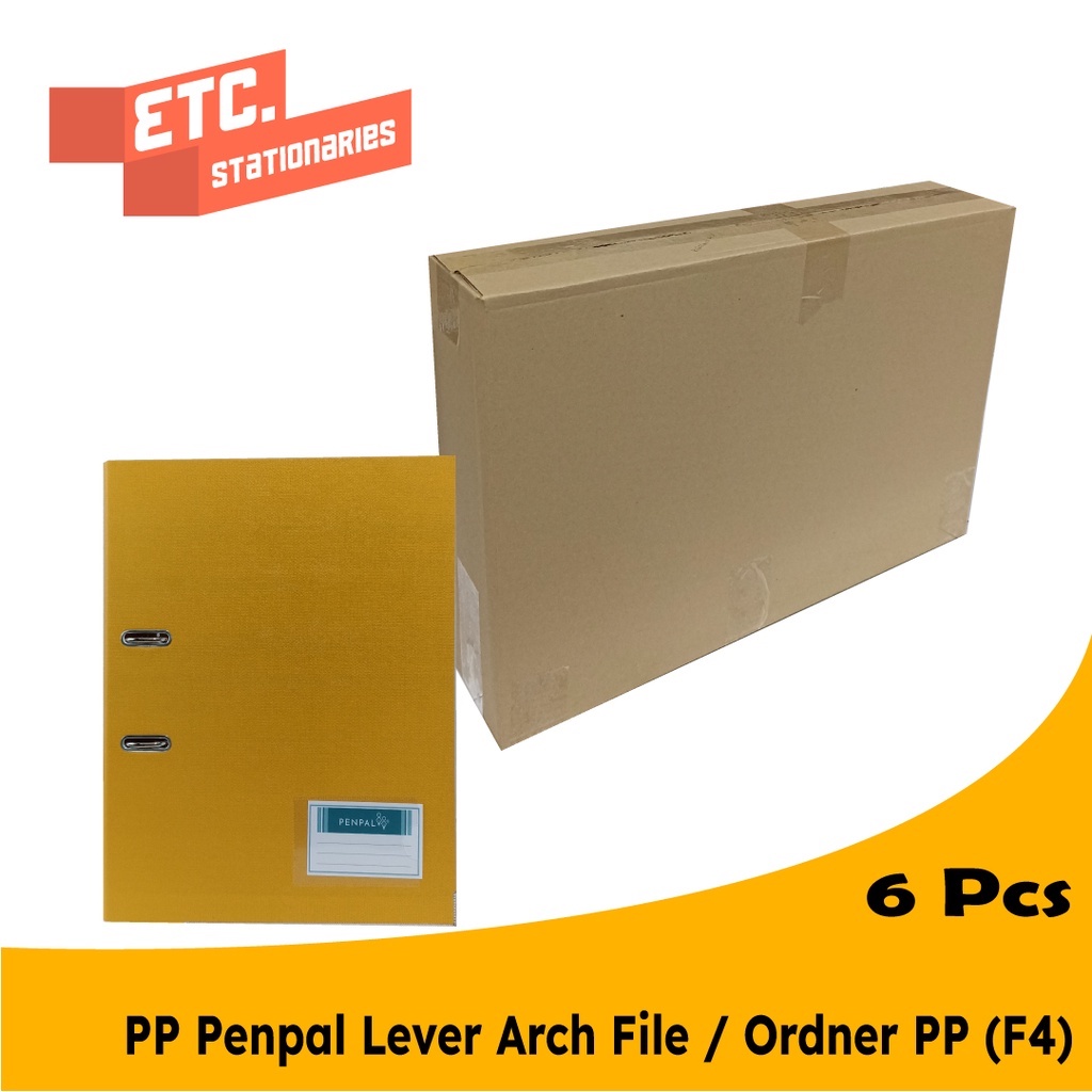 

[6 Pcs] Penpal Lever Arch File / Ordner PP Folio [F4] PL-401