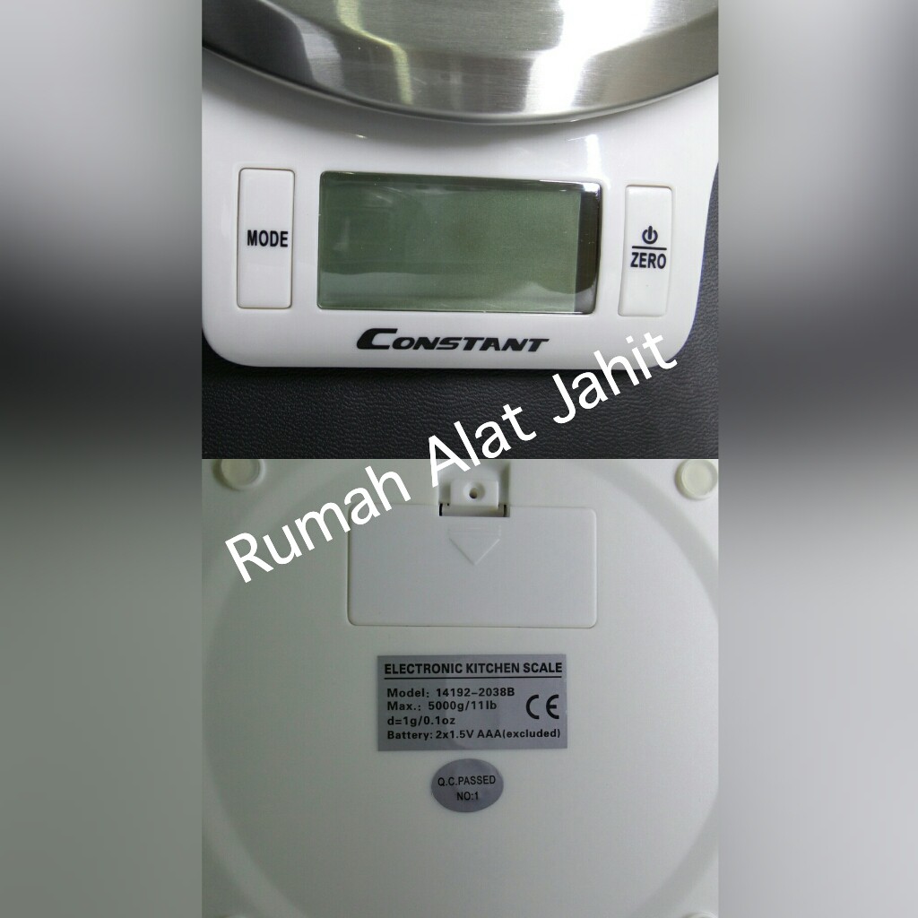 Timbangan Digital Dapur Merek Constant 2038 - 3 pilihan warna