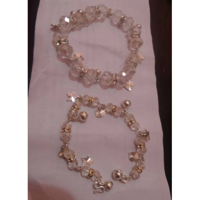 Gelang perak couple ibu dan anak 1set