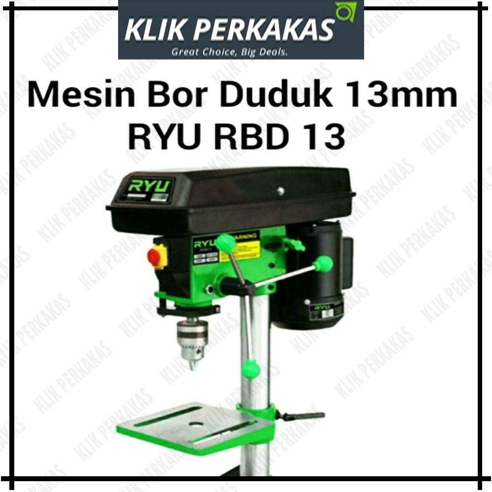 Ryu Mesin Bor Duduk 13mm Bench Drill RBD13