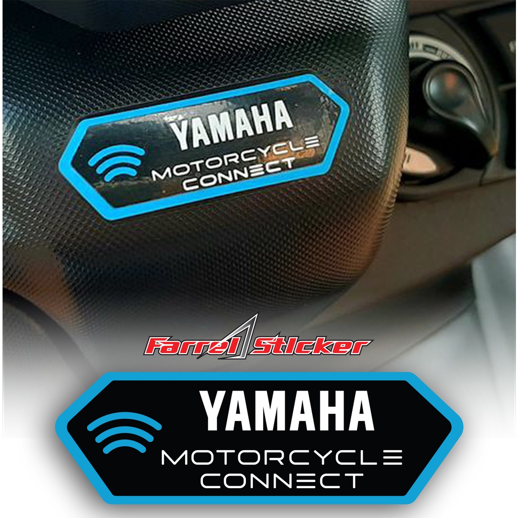 Stiker yamaha PRINTCUT sticker MOTORCYLE CONNECT AEROX 6CM