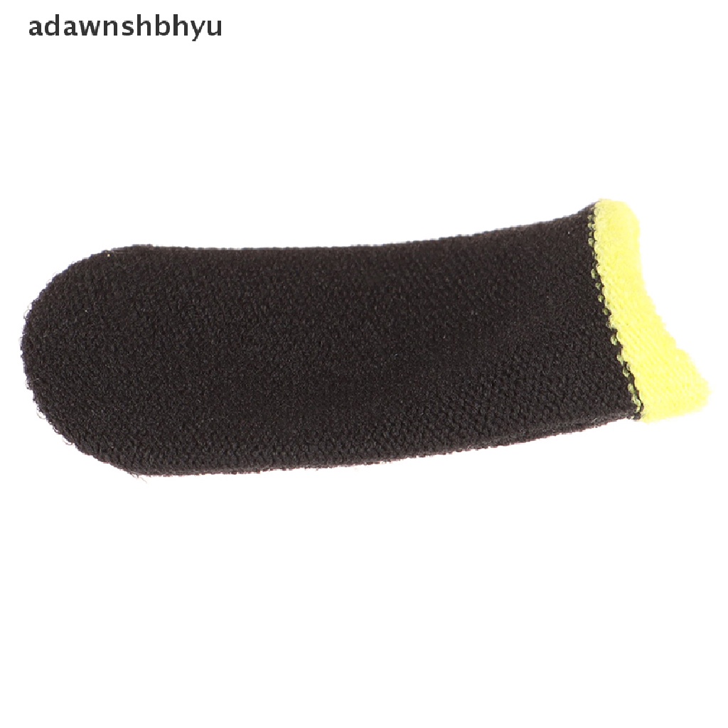 Adawnshbhyu 1pasang Sarung Tangan Jari Jari Tangan Anti Keringat Game Handphone Touch Screen Jempol Finger Sleeve