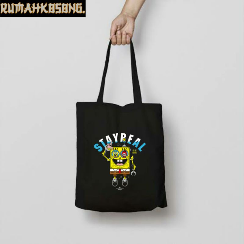 TOTE BAG ONE PIECE / TOTEBAG RESLETING HITAM / TOTEBAG BAND METAL / TAS JINJING / TOTEBAG CANVAS / T