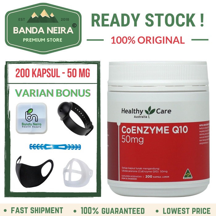 {cantikstore} Healthy Care CoEnzyme Q10 50 Mg 200 Kapsul Diskon