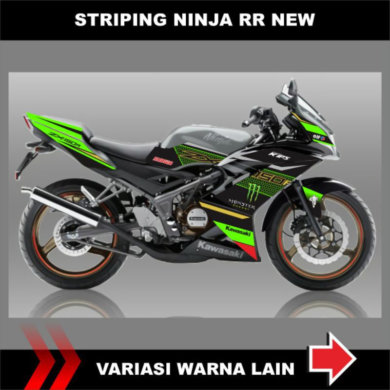 STRIPING LIS BODY NINJA RR SE/VARIASI NINJA RR SE ZX 150 R