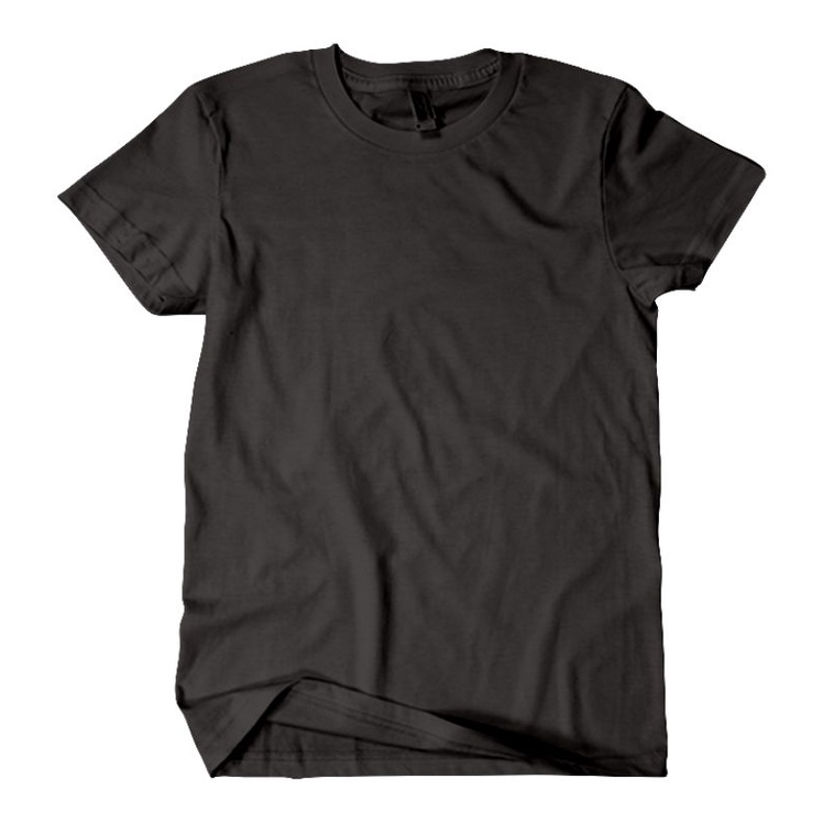 kaos polos combed 24s (hitam)