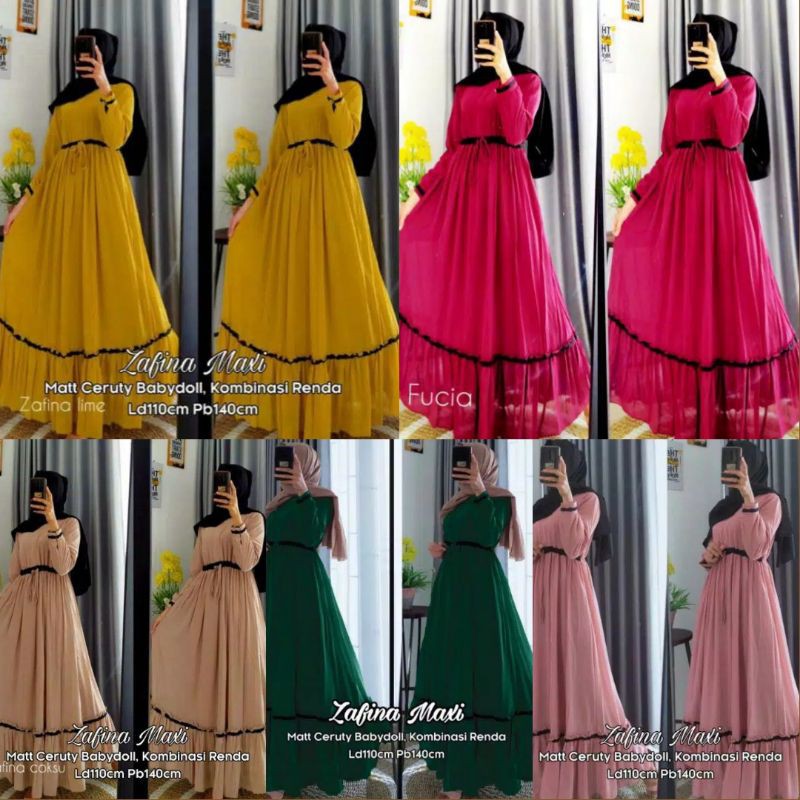 Part 2 Zafina Dress READY STOCK