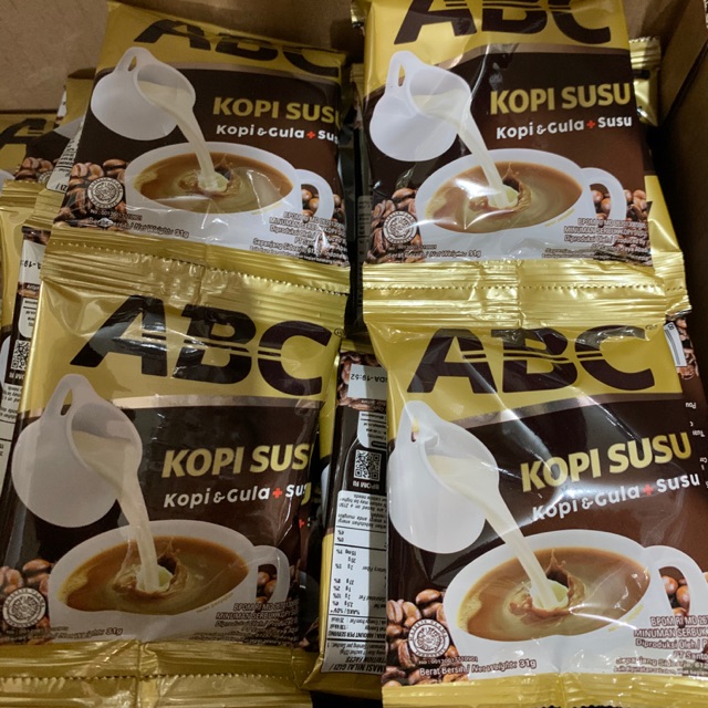 Kopi abc susu renceng 10 sachet x 31gr