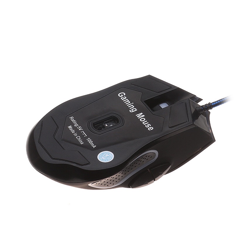 iMice Mouse Gaming USB 3200 DPI dengan LED RGB - X9 - Black