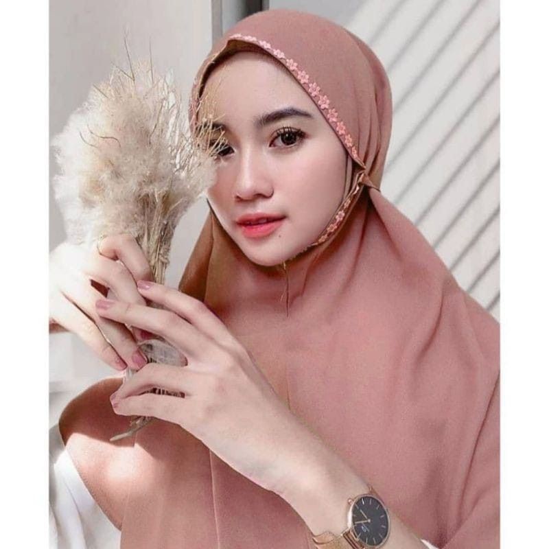 BERGO MARYAM RENDA MELATI DIAMOND / HIJAB BERGO MELATI NON