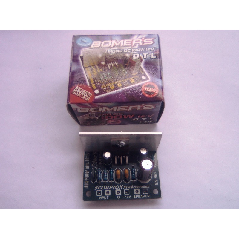 Kit Boomers Power Amp 100W Mono