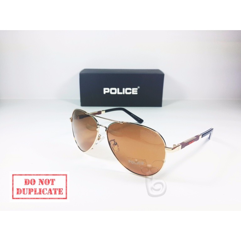 Kacamata Sunglass Police 1382 Coklat