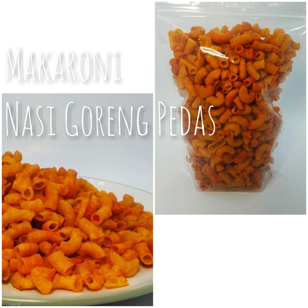 

Makaroni Nasi Goreng Pedas 250gr Aneka Cemilan Snack Murah Kemasan Kiloan Enak (Bisa COD)