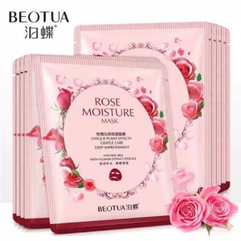 L3 Masker Wajah Beotua Unique Plant Mask | Face Mask Cherry Buah | Facial Pemutih Pelembut Wajah