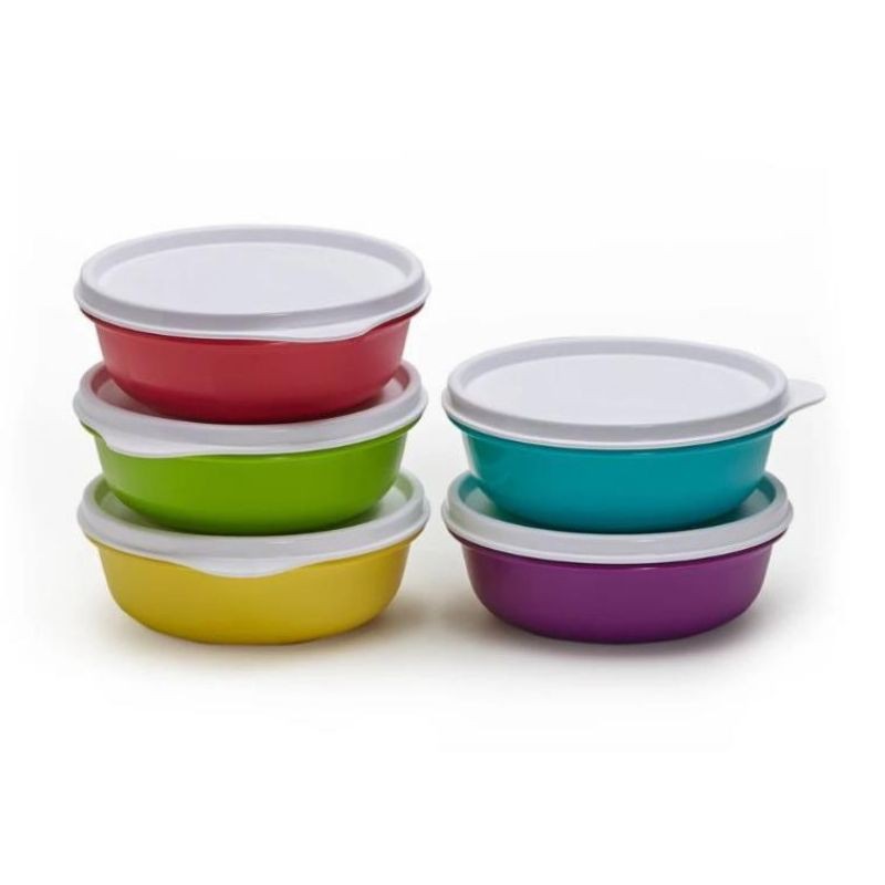 Toples / Junior Modular Bowl Tupperware (4)  Free 1 pc