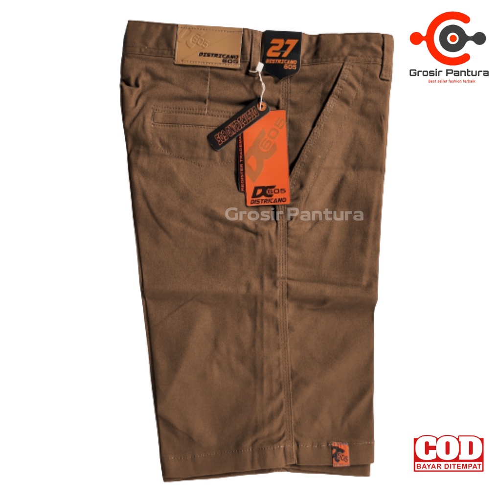 Celana  Pendek Chino Distro Pria Jumbo Bahan Katun Stretch Cowok Dewasa Murah