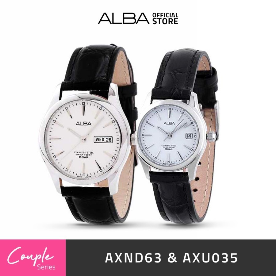 Alba Couple Standard Quartz AXND63 & AXU035 Original