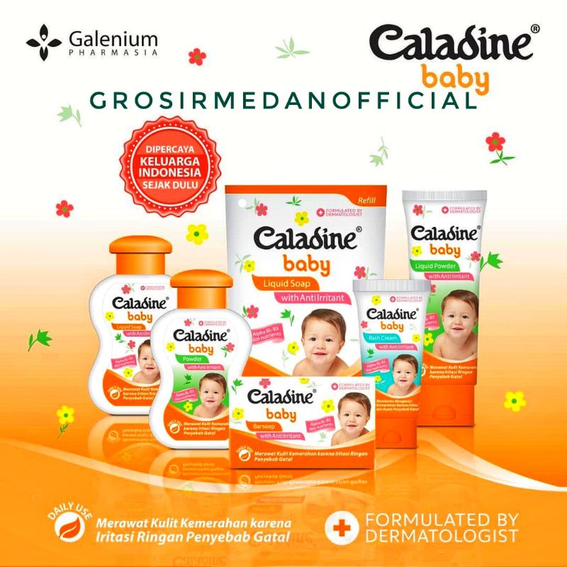 CALADINE BABY LIQUID SOAP - SABUN CAIR BAYI - SABUN POUCH ISI ULANG