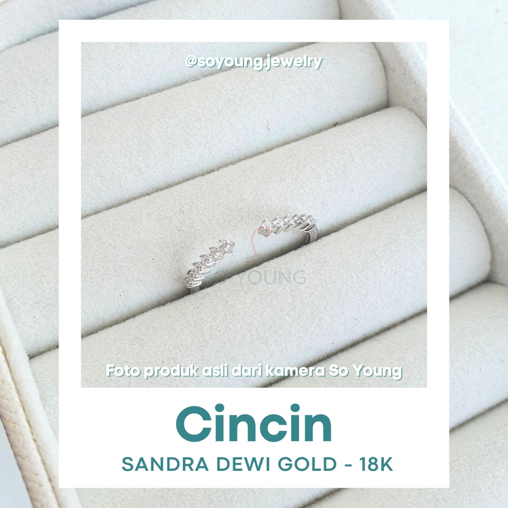 Cincin Sandra Dewi Gold Beatrix Series RI200297 Kadar 18K