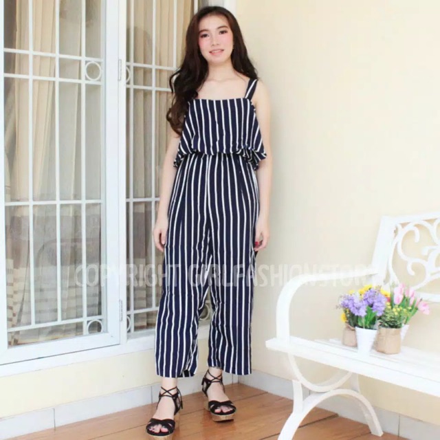 1 KG = 4PCS | JUMPSUIT JOLA / JUMPSUIT SALUR / JUMPSUIT STRIPE / JUMSUIT WANITA