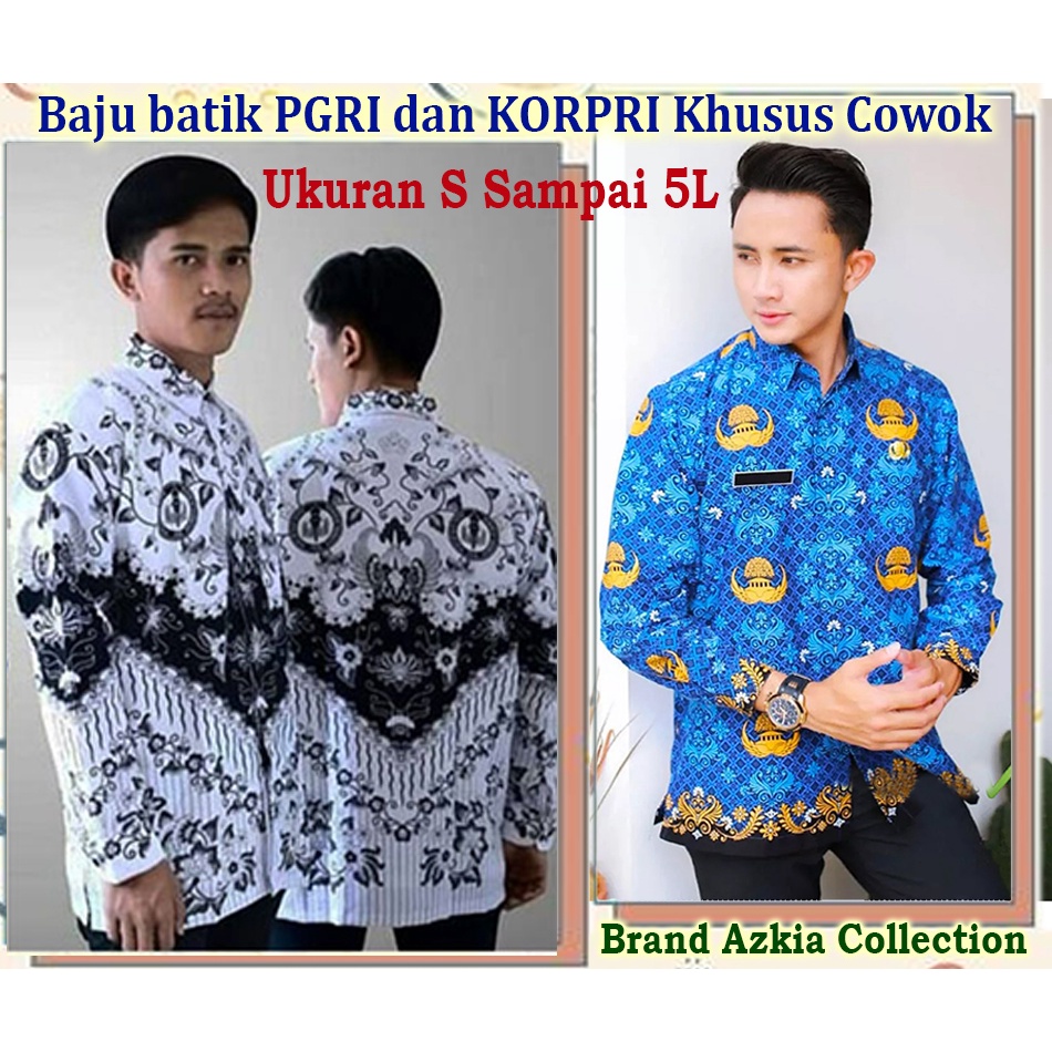 Baju KORPRI 40S DAN PGRI KHUSUS COWOK-seragam Guru dan PNS-Pakaian GURU terbaru