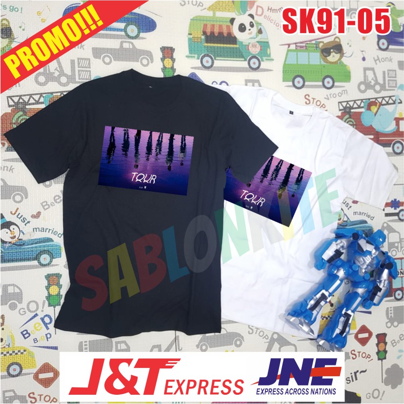 MURAH!!! KAOS KPOP KPOP TOUR, BAHAN COMBED 30S