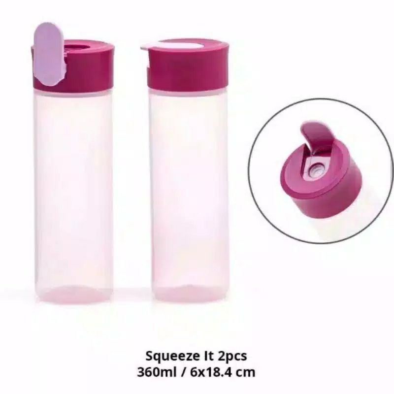 

Tuperware Squeeze it 2pcs Botol Serbaguna