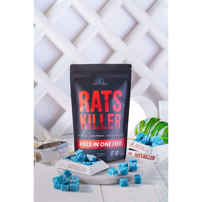 Home Guard Rats Killer 100gr 200gr | Racun Tikus Mati Kering Tidak Berbau
