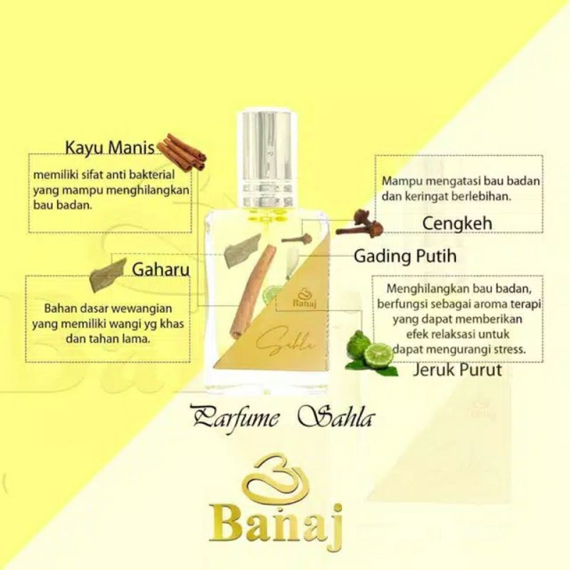 SAHLA PARFUM BANAJ /SAHLA PERFUME BANAJ