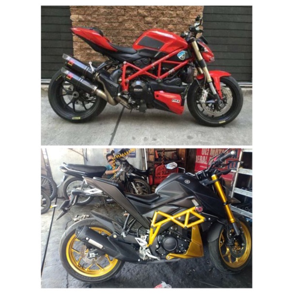 Tubular crashbar XABRE model ducati